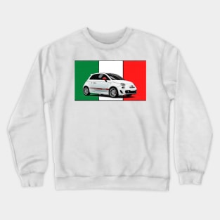 Abarth 500 Italian Print Crewneck Sweatshirt